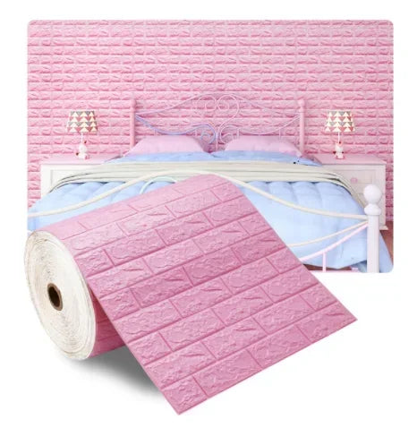 Retro 3D Imitation Brick Wall Sticker, Removable Self-Adhesive PE Foam Wall Decals for Living Room and Kitchen Decor 16