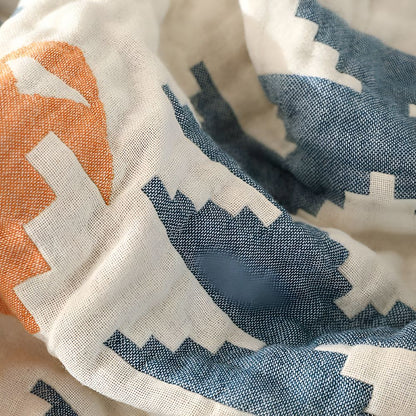 Sofa Cover Geometric Cotton Reversible | Cozy Comfort 3