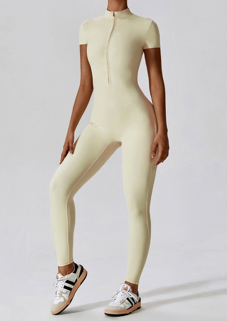 Women Jumpsuit Black Nylon Spandex | Serene-5
