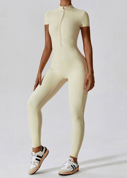 Women Jumpsuit Black Nylon Spandex | Serene-5