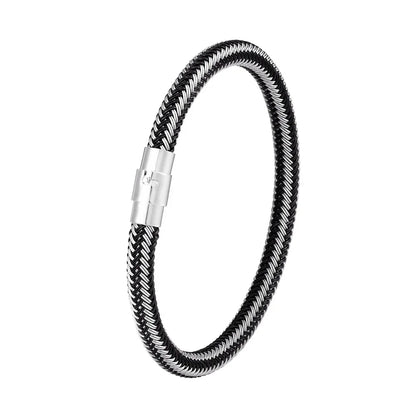 Variant image for Men's Cuff Bracelet Steel Wire Rope | Classic Charm-4