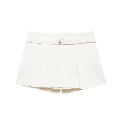 High-Waisted Pleated Skort | Dolores