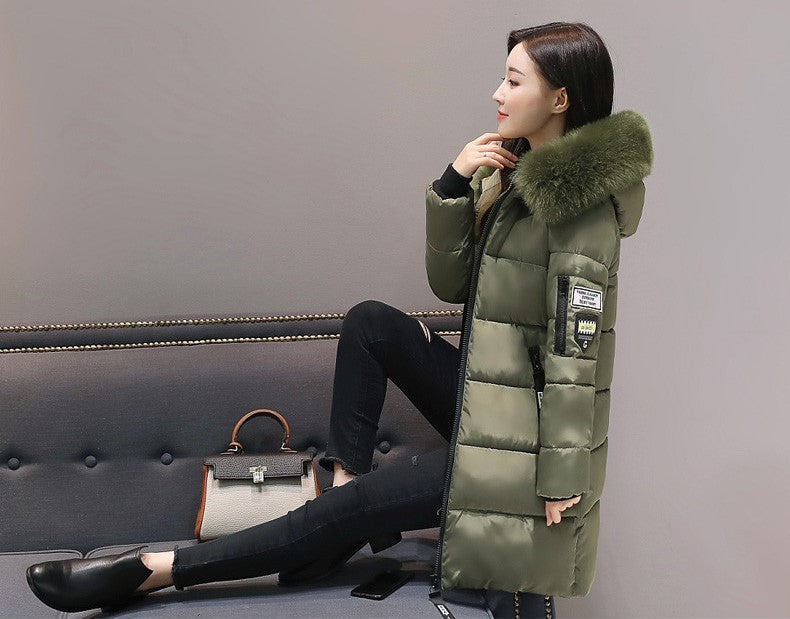 Luxury Faux Fur Hooded Puffer Coat | Jazara