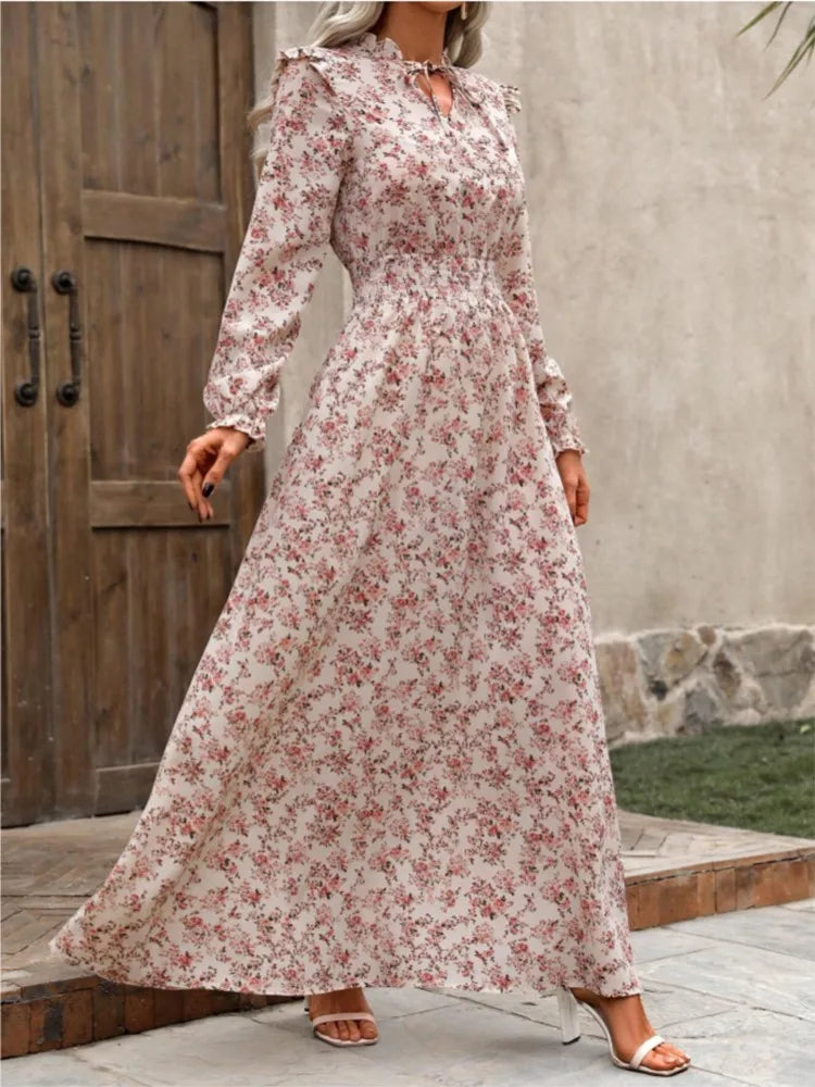 Vintage Floral Maxi Dress | Mikaela