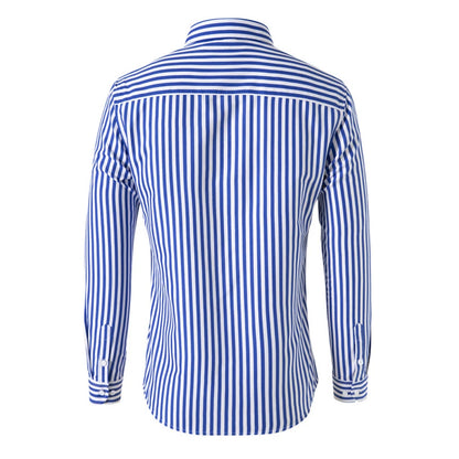 Striped Long Sleeve Shirt for Men | Ethan