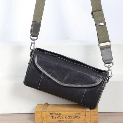 Vintage Leather Shoulder Bag | Elias