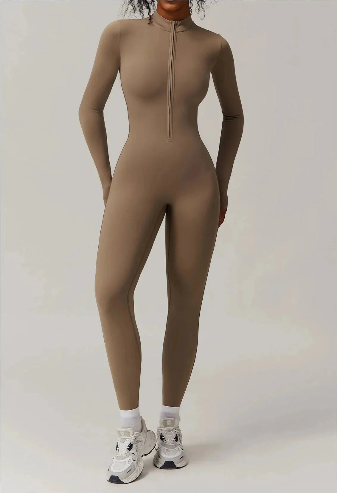 Variant image for Women Jumpsuit Black Nylon Spandex | Aurora-25