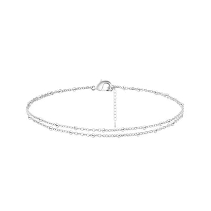 Women Double Wrap Chain Anklet | Aralise