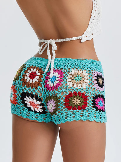 Colorful Crochet Shorts | Nathalie