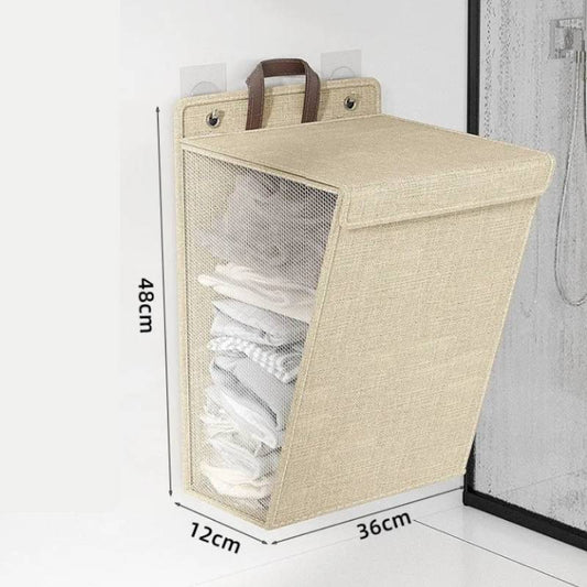 Collapsible Laundry Basket Waterproof PVC | Home Organizer 1
