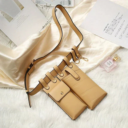Women Dual Pocket Leather Utility Belt | Issy