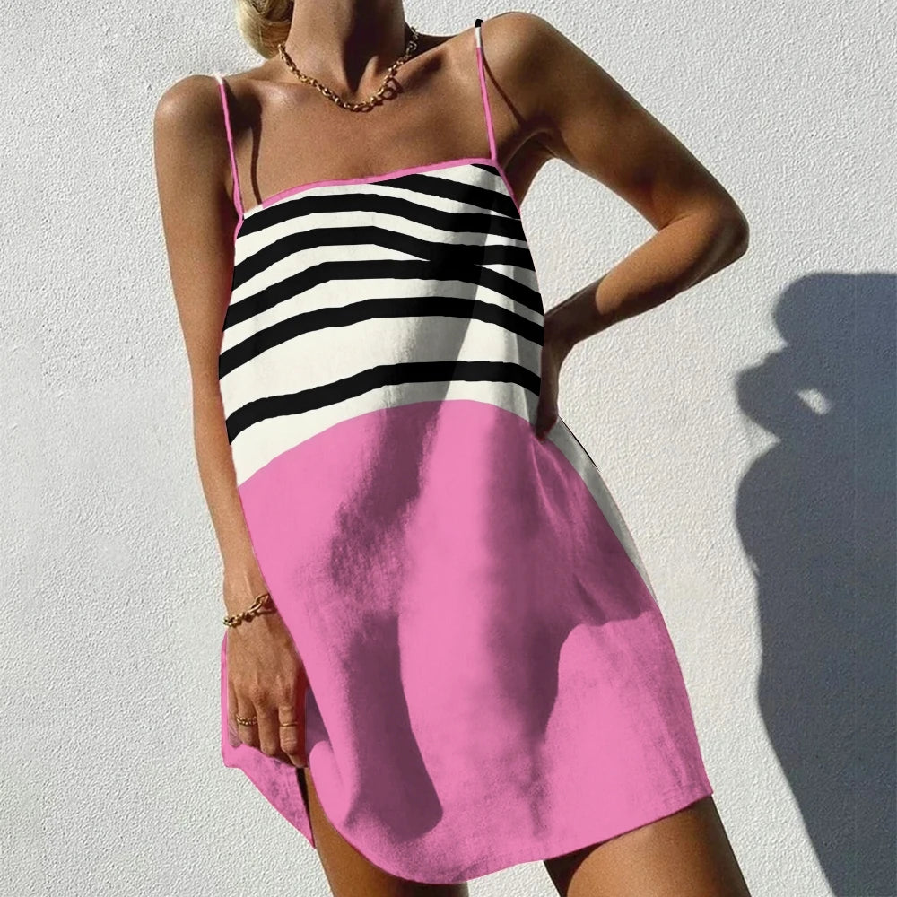 Striped Color Block Dress | Jewel