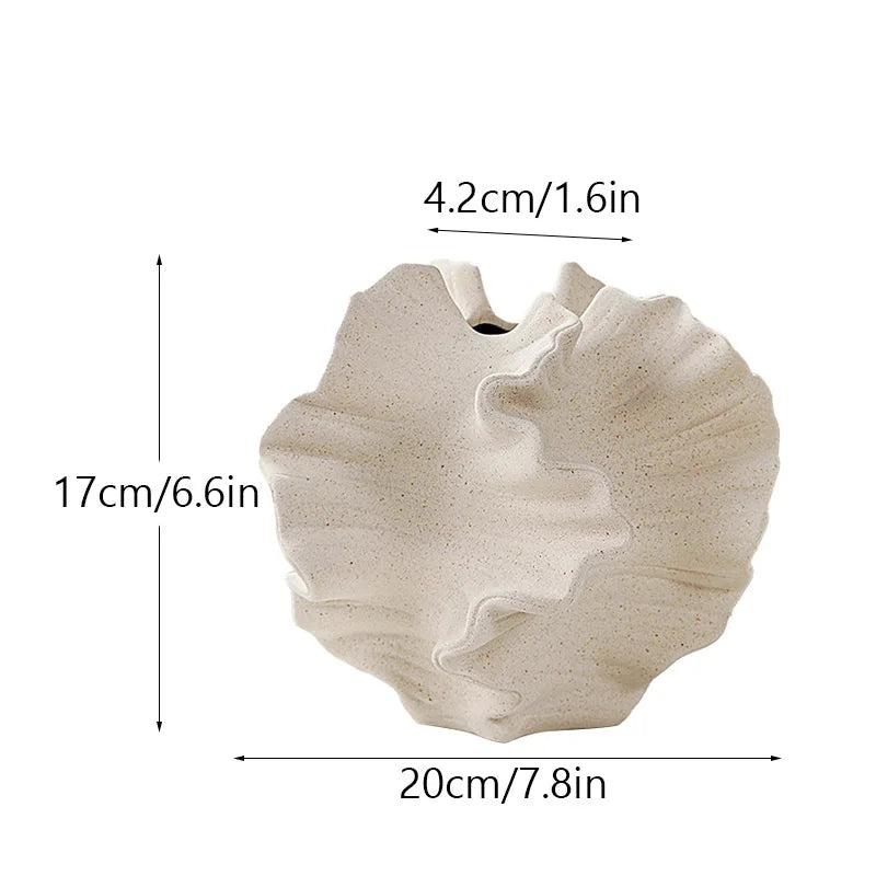 Variant image for Decorative Vase Coral Ceramic | Ocean Breeze-2