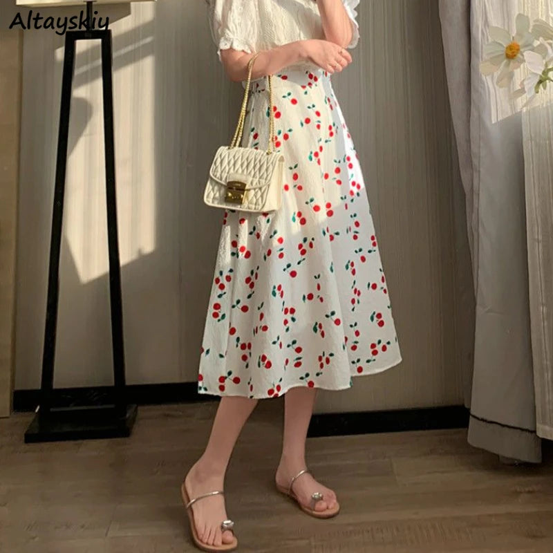 Floral Print A-line Skirt for Women | Isla