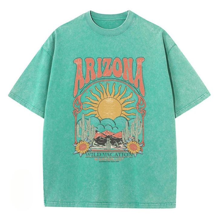 Vintage Wash Arizona Graphic T-Shirts