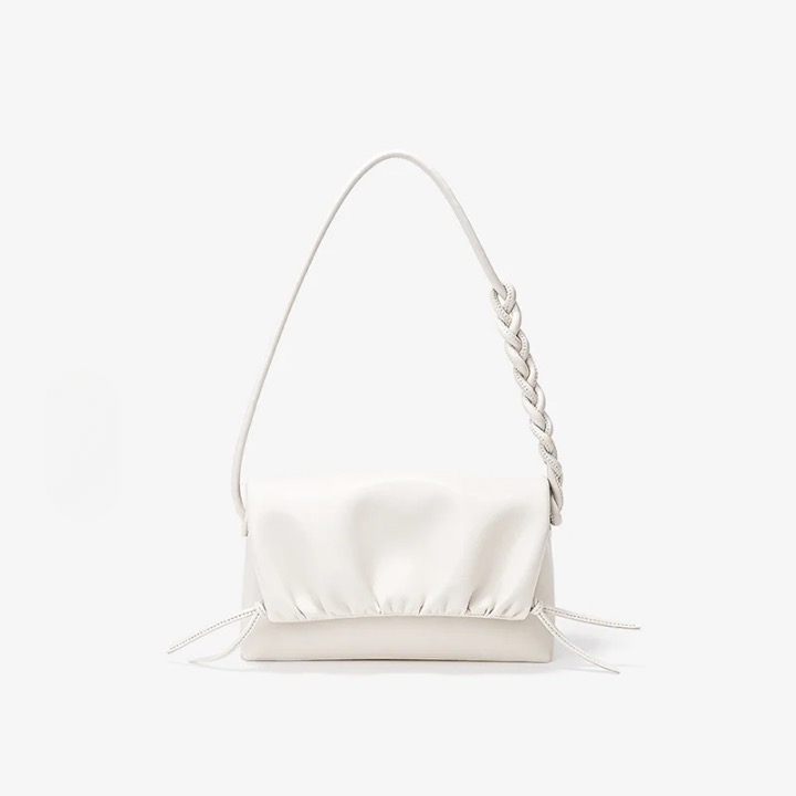 Ruched Detail Flap Bag | Alba