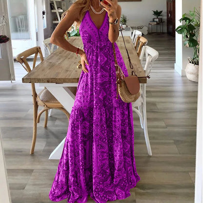 Women Boho Printed Maxi Dress | Seraphina