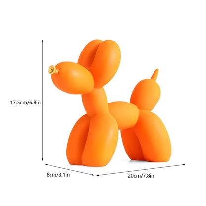 Variant image for Colorful Dog Balloon Sculpture Resin | Whimsical Home Decor-4