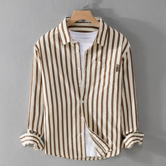 Men's Striped Casual Shirt | Tempo