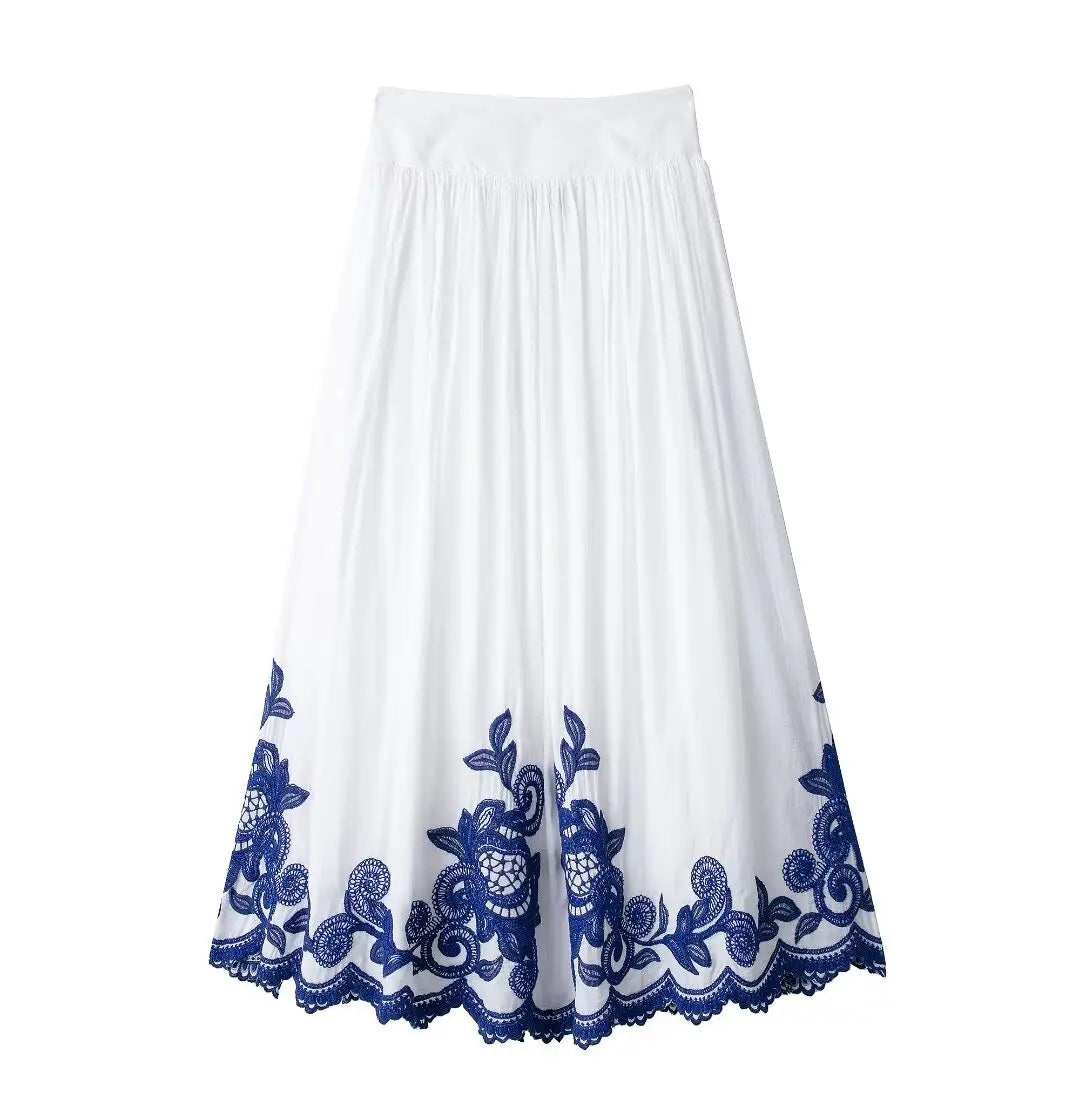 Variant image for Women Two-Piece Summer Set White Polyester | Summer Breeze-3