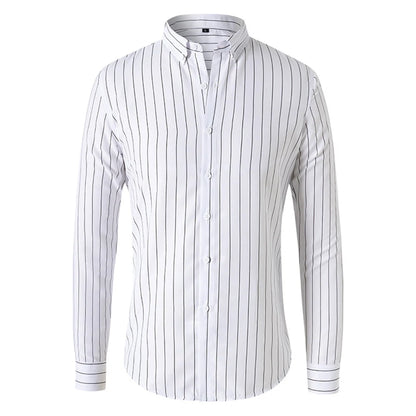 Striped Long Sleeve Shirt for Men | Ethan