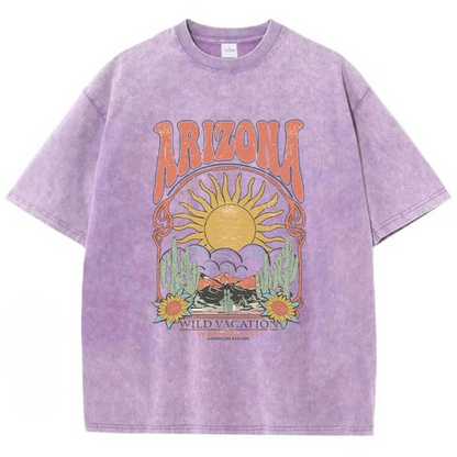 Vintage Wash Arizona Graphic T-Shirts