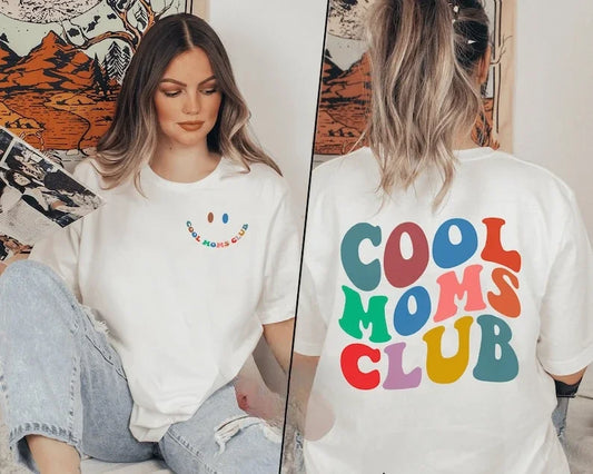 Women Sweatshirt Multicolor Cotton | Cool Moms Club-1