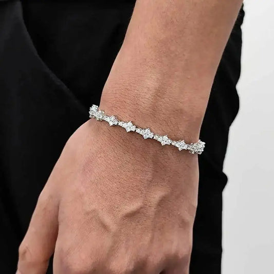 Men Diamond Link Chain Bracelet | Ronel