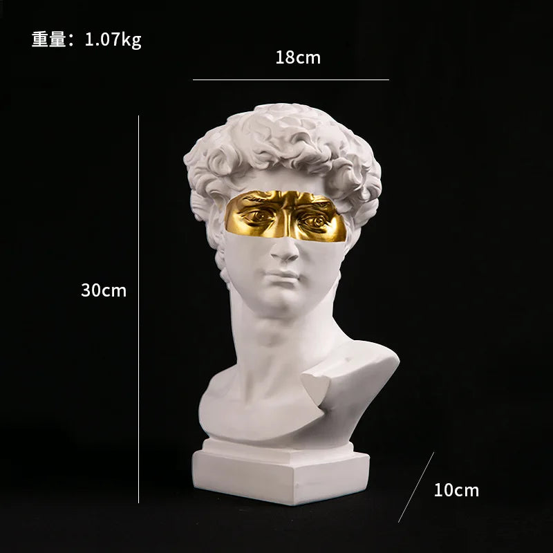 Modern Decorative Sculpture Resin | David 1