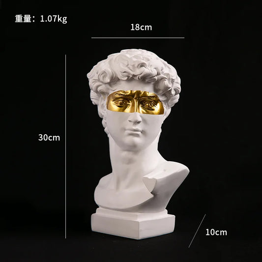 Modern Decorative Sculpture Resin | David 1