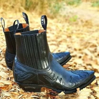 Men Embroidered Western Boots | Nikolas