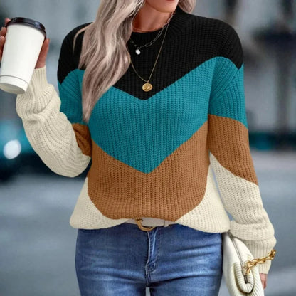 Chevron Knit Sweater | Althea