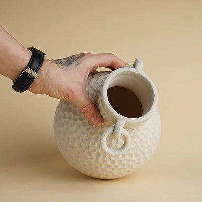 White Ceramic Vase Decorative Minimalist | Elegance 4