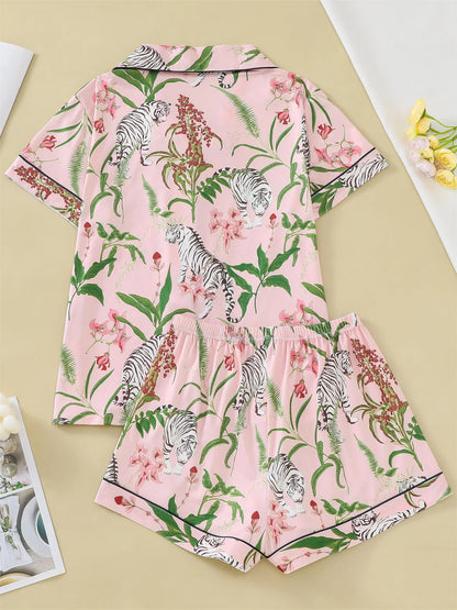 Exotic Tiger Print Pajama Set | Marcelina