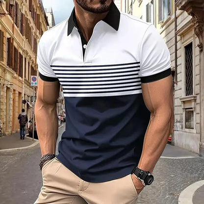 Striped Polo Shirt for Men | Victor