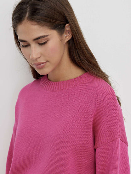 Women Minimalist Knit Sweater | Hanelle