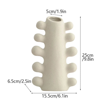 White Ceramic Decorative Vase | Elegance 5
