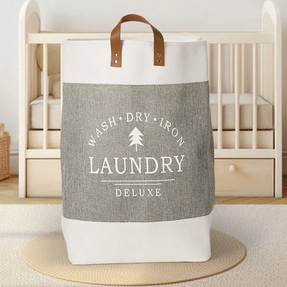 Variant image for Laundry Basket Beige Cotton | Elegant Design-3