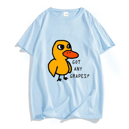 Variant image for Men Graphic Tee White Cotton | Duck Song-26