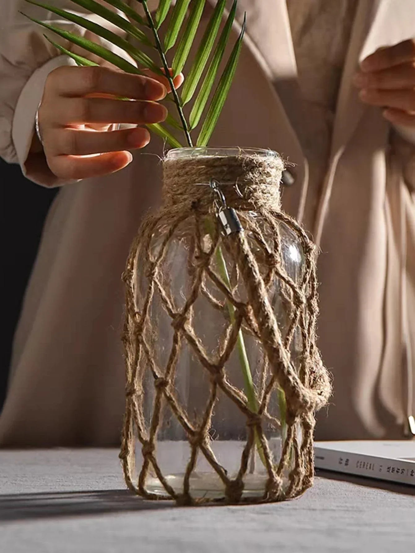 Decorative Vases Glass Set Rustic | Home Elegance 3