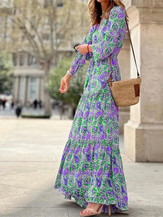 Women Boho Maxi Dress | Irish
