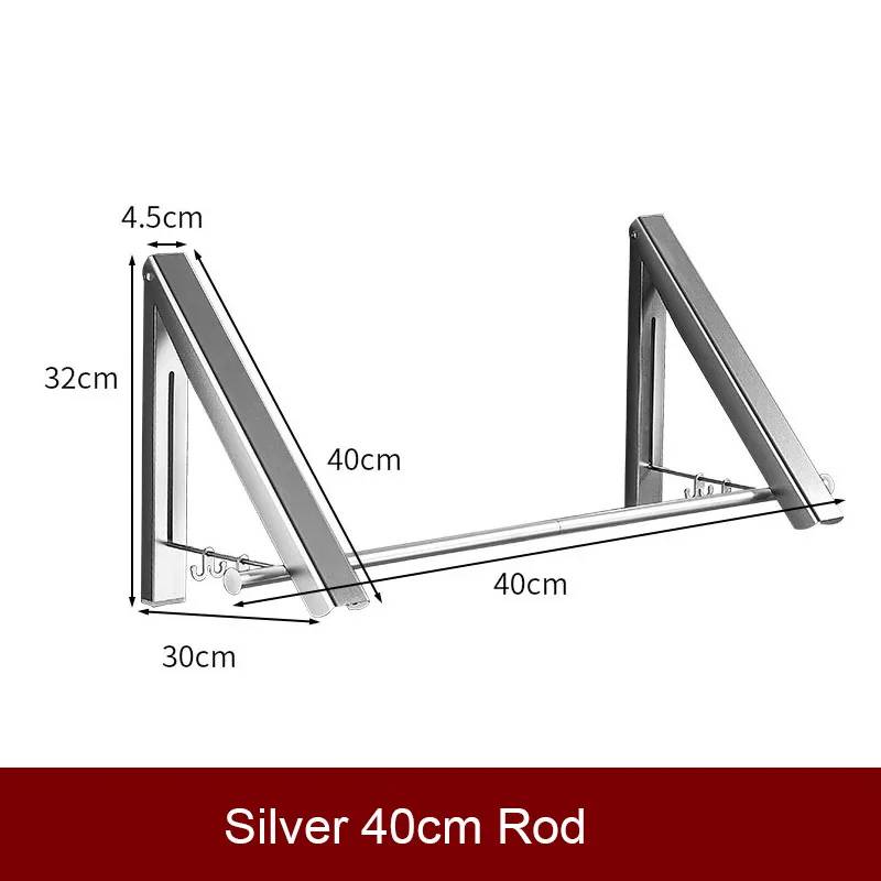 Variant image for Wall-Mountable Clothesline Aluminum Alloy | SpaceDry-3