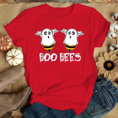 Variant image for Women T-Shirt Black Cotton | Boo Bees-45
