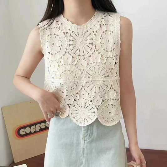 Women Crochet Lace Top | Aria