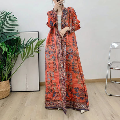 Women Floral Pattern Long Kimono Cardigan | Sarah