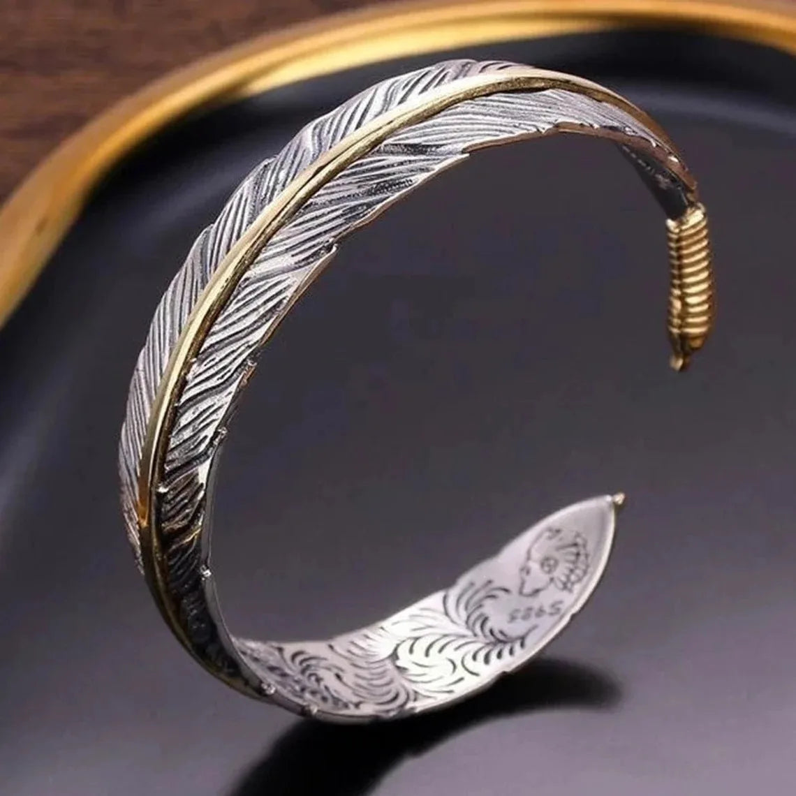 Men's Winged Cuff Bracelet | Daelen