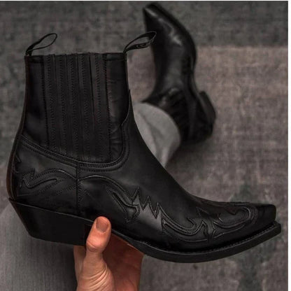 Men Embroidered Western Boots | Nikolas