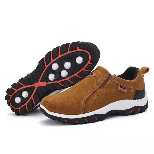 Men's Walking Shoe Black Ergonomic | Freedom-1