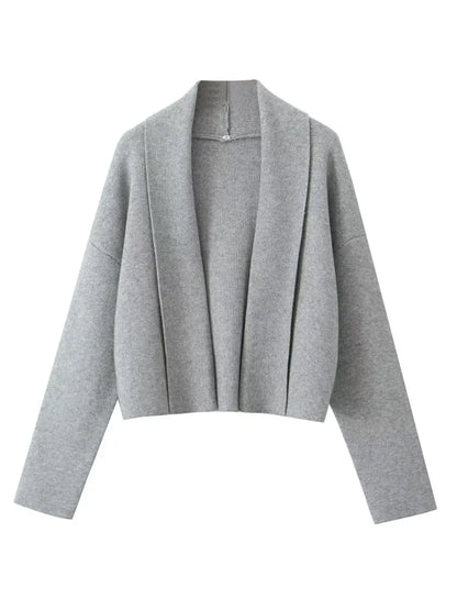 Women Minimalist Open Front Cardigan | Rosalina