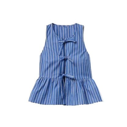 Striped Sleeveless Blouse | Isla